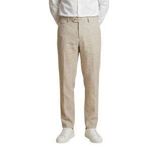 Gianni Lupo Beige Linen Casual Men's Pants